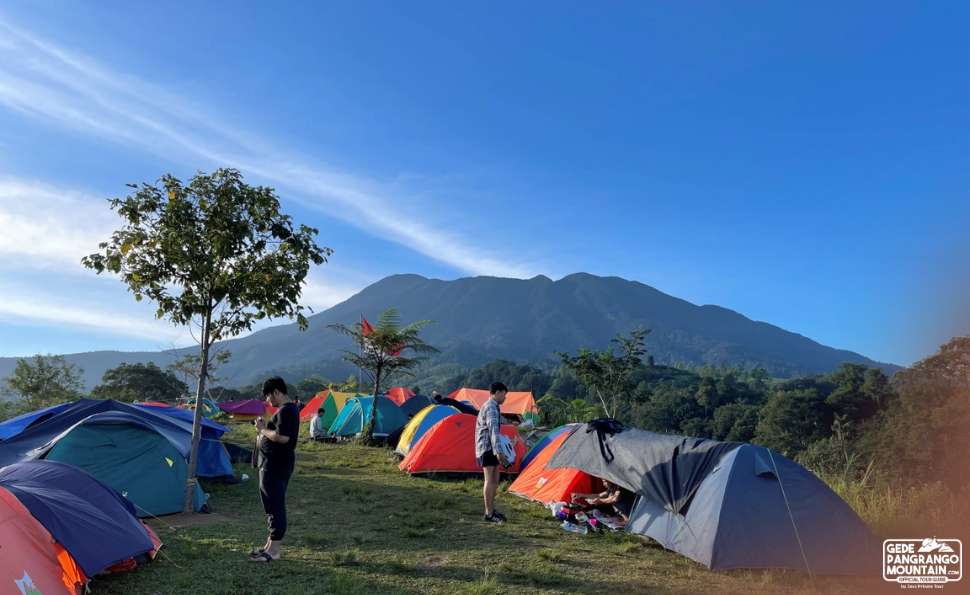 Camping at Mount Gede and Pangrango